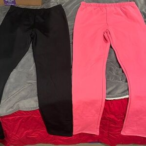 Derek Heart Kids Black and Pink Joggers NWOT Never worn